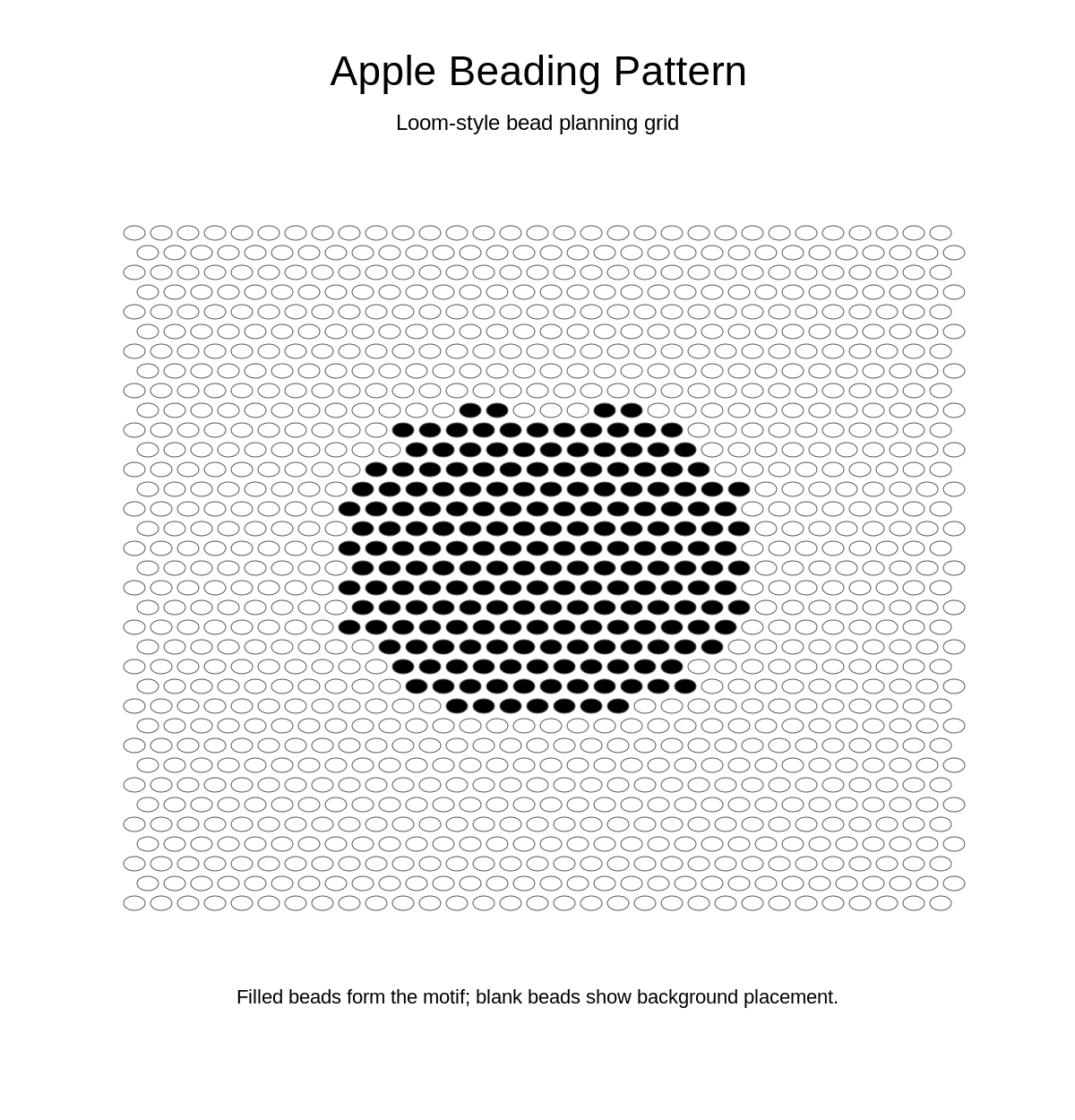 Apple Beading Pattern