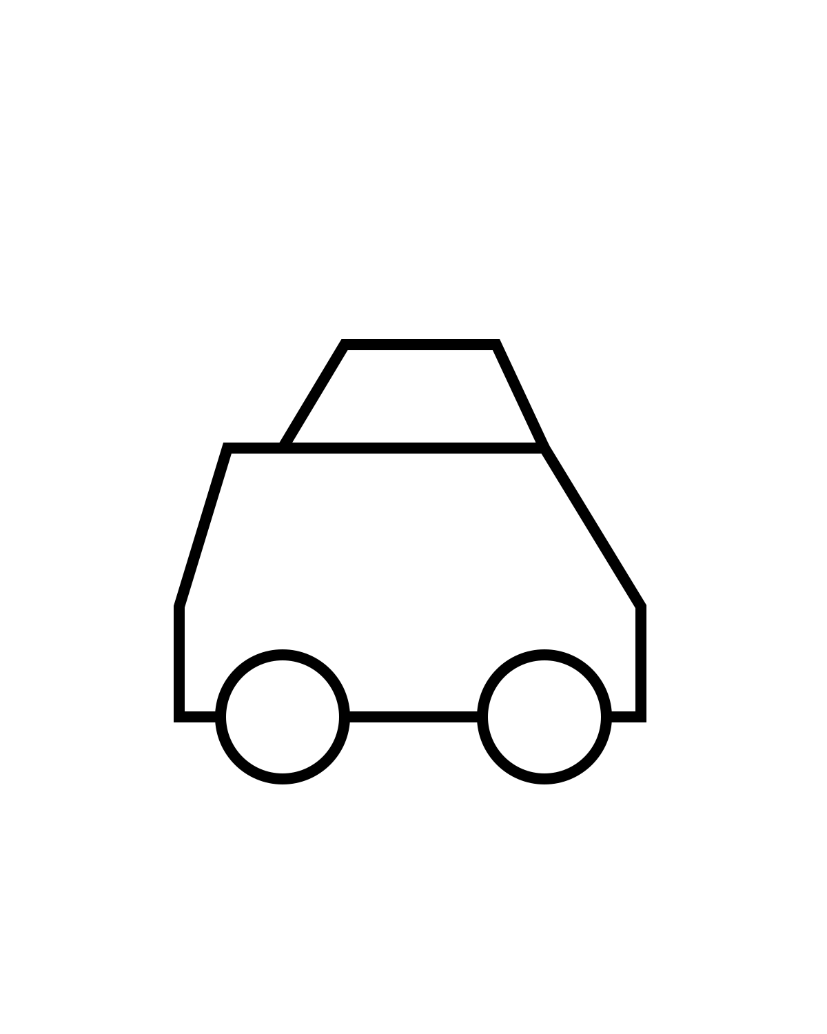Car Coloring Page Printable