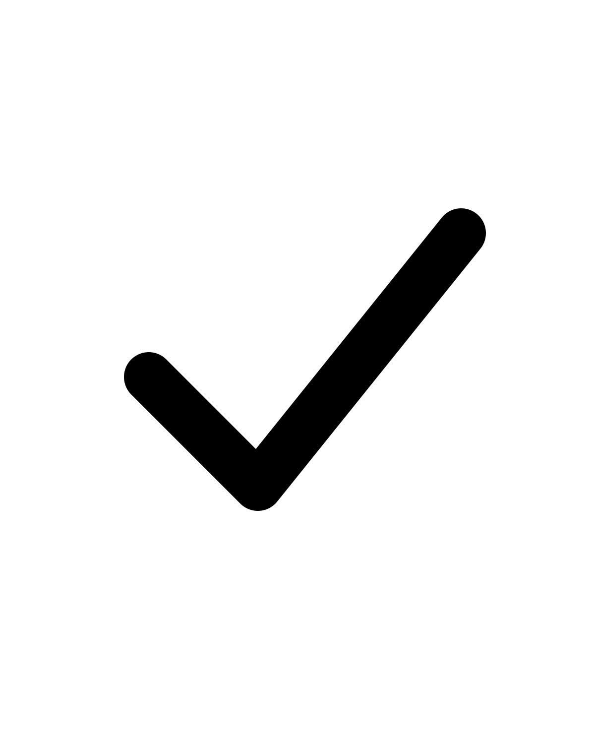 Check Mark Outline Printable