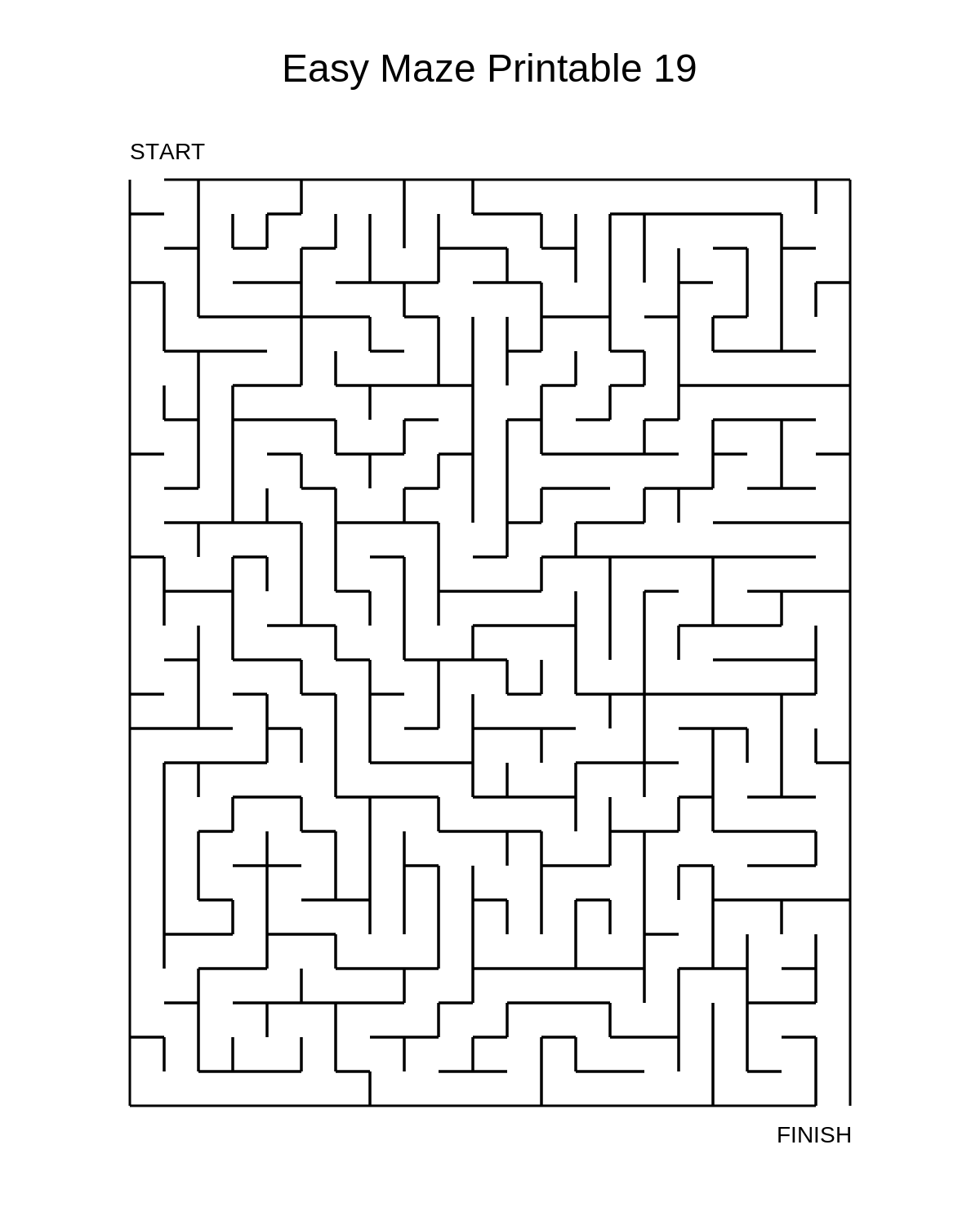 Easy Maze Printable 19