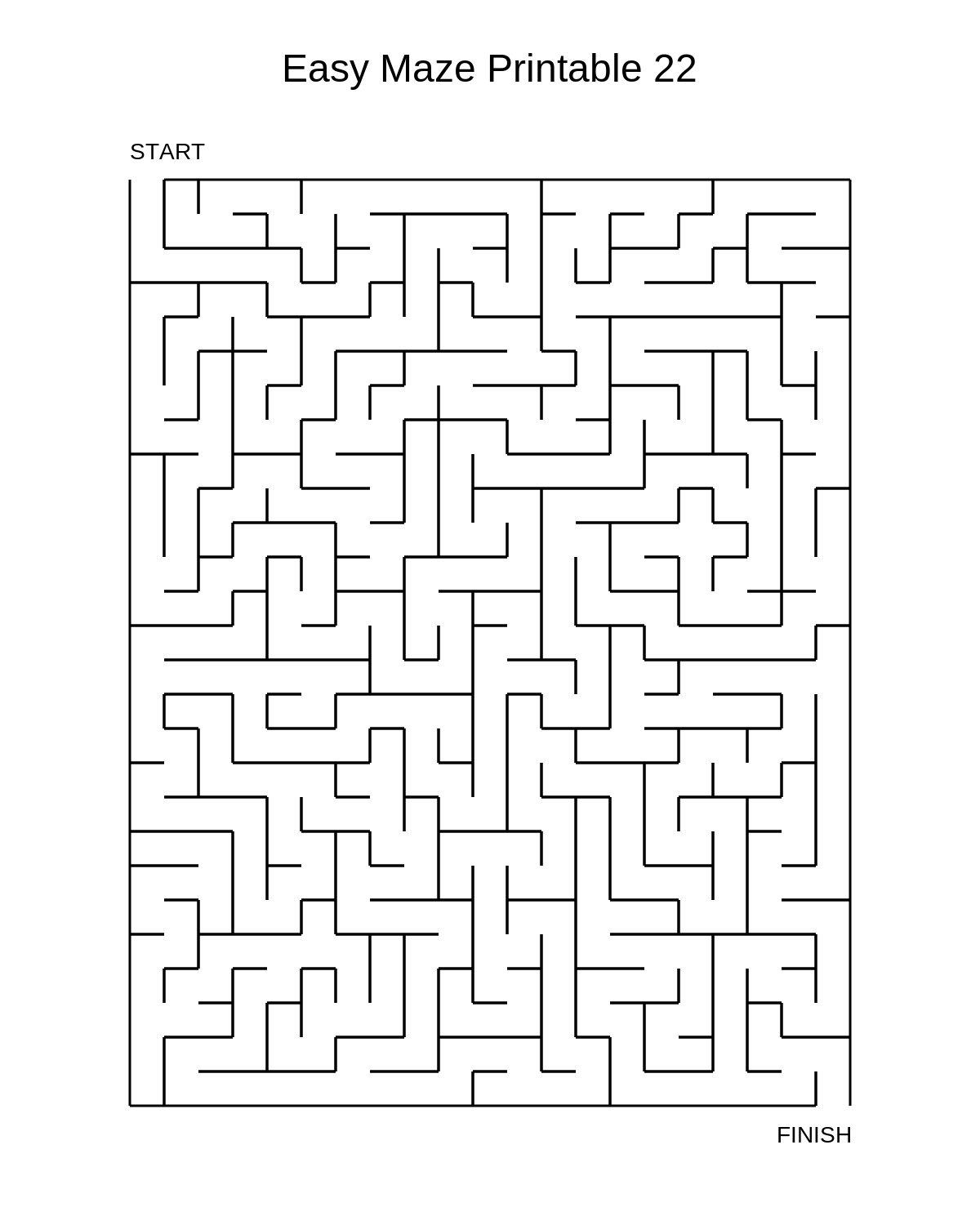 Easy Maze Printable 22