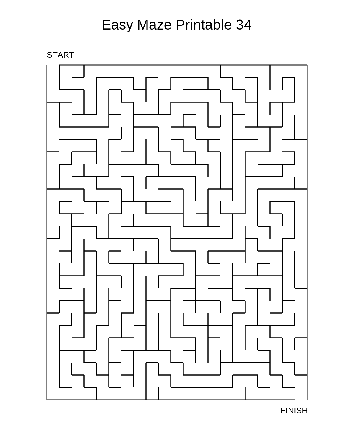 Easy Maze Printable 34