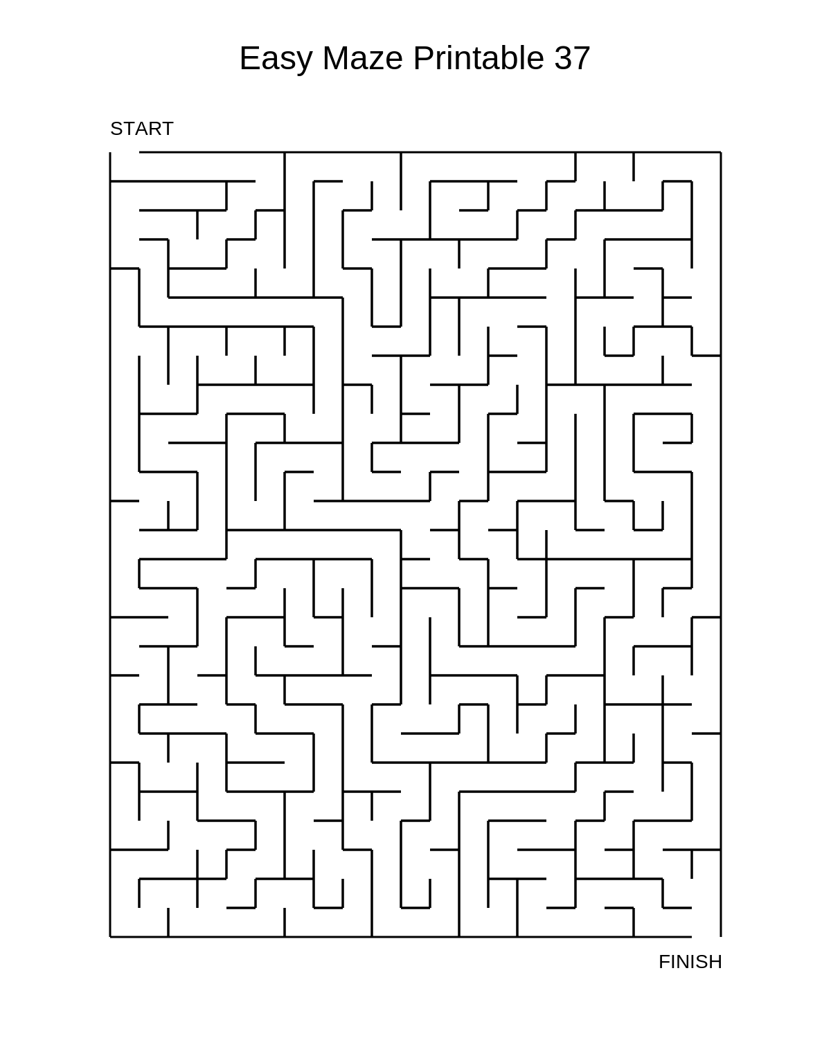 Easy Maze Printable 37