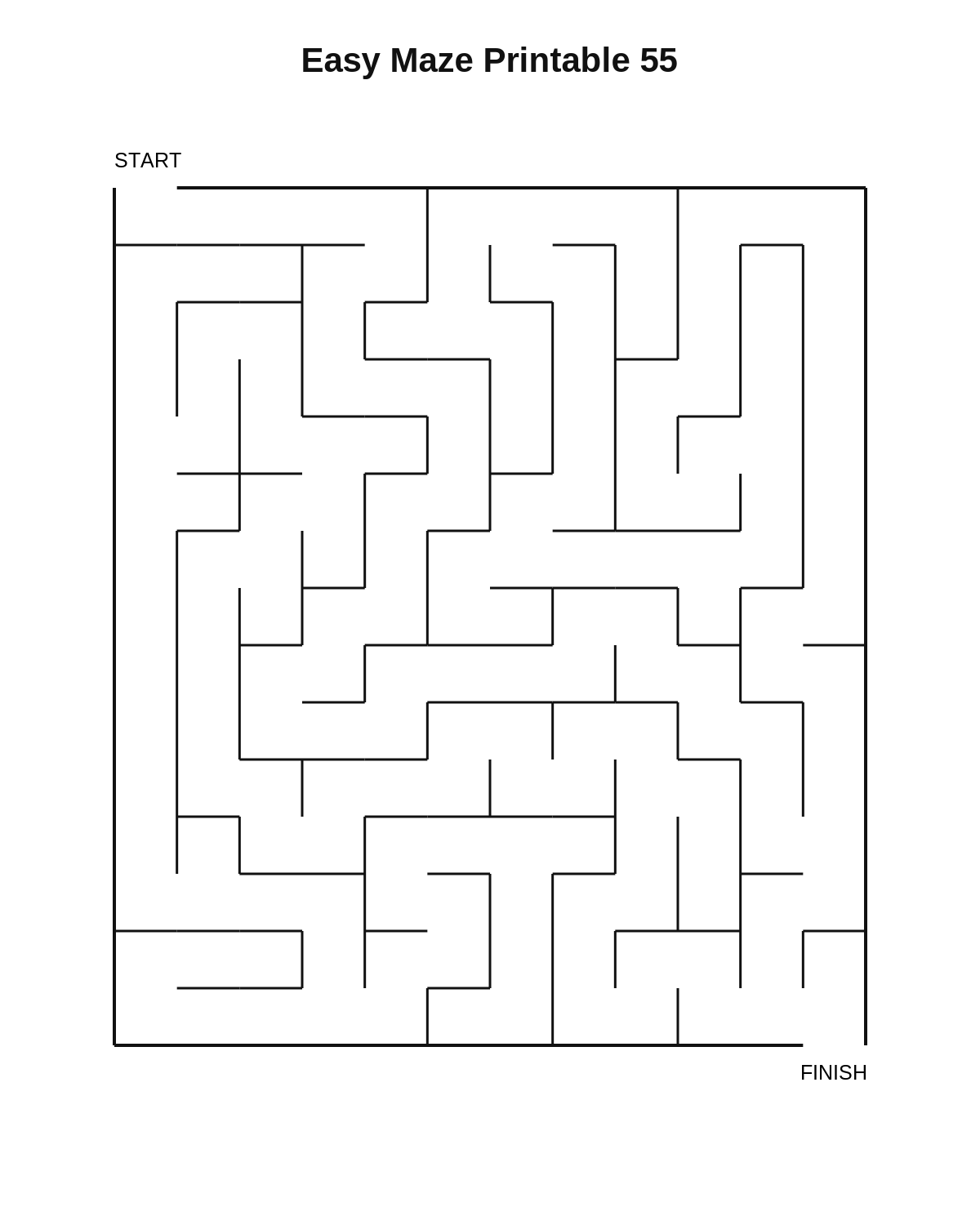 Easy Maze Printable 55