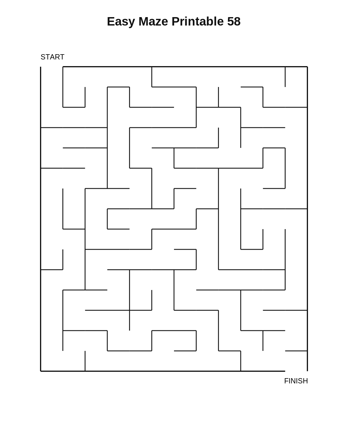 Easy Maze Printable 58