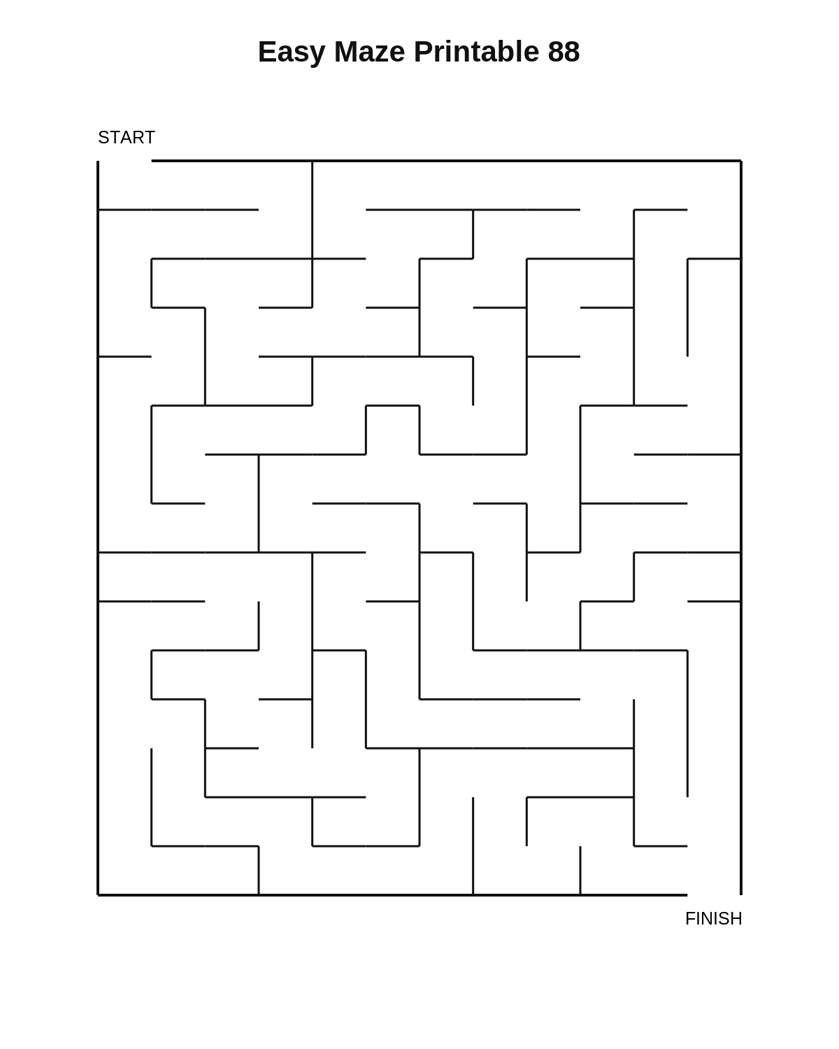 Easy Maze Printable 88