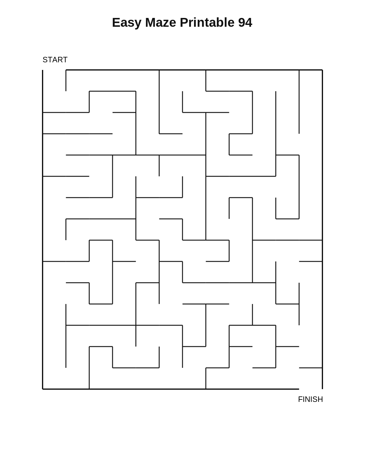 Easy Maze Printable 94