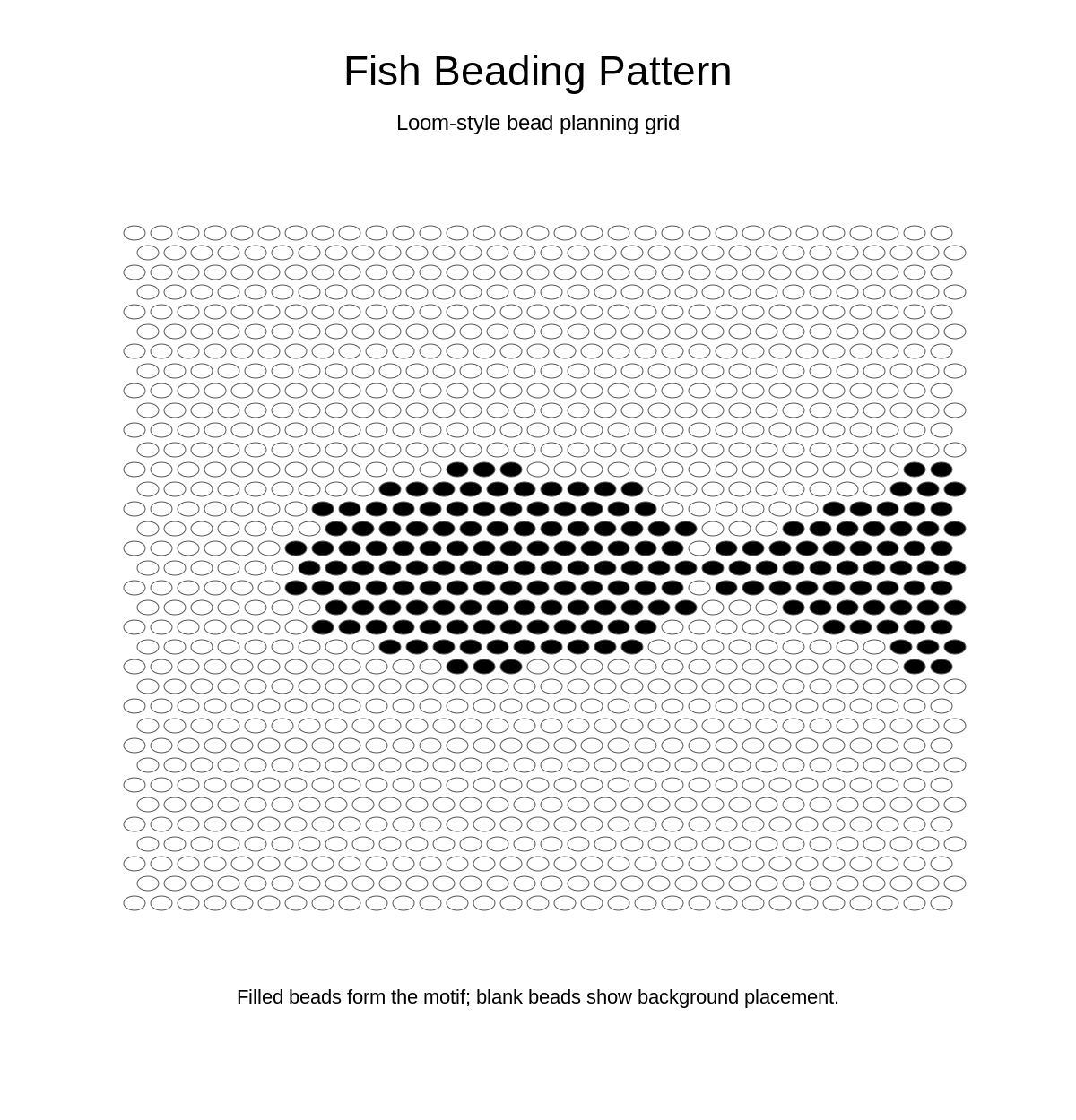 Fish Beading Pattern