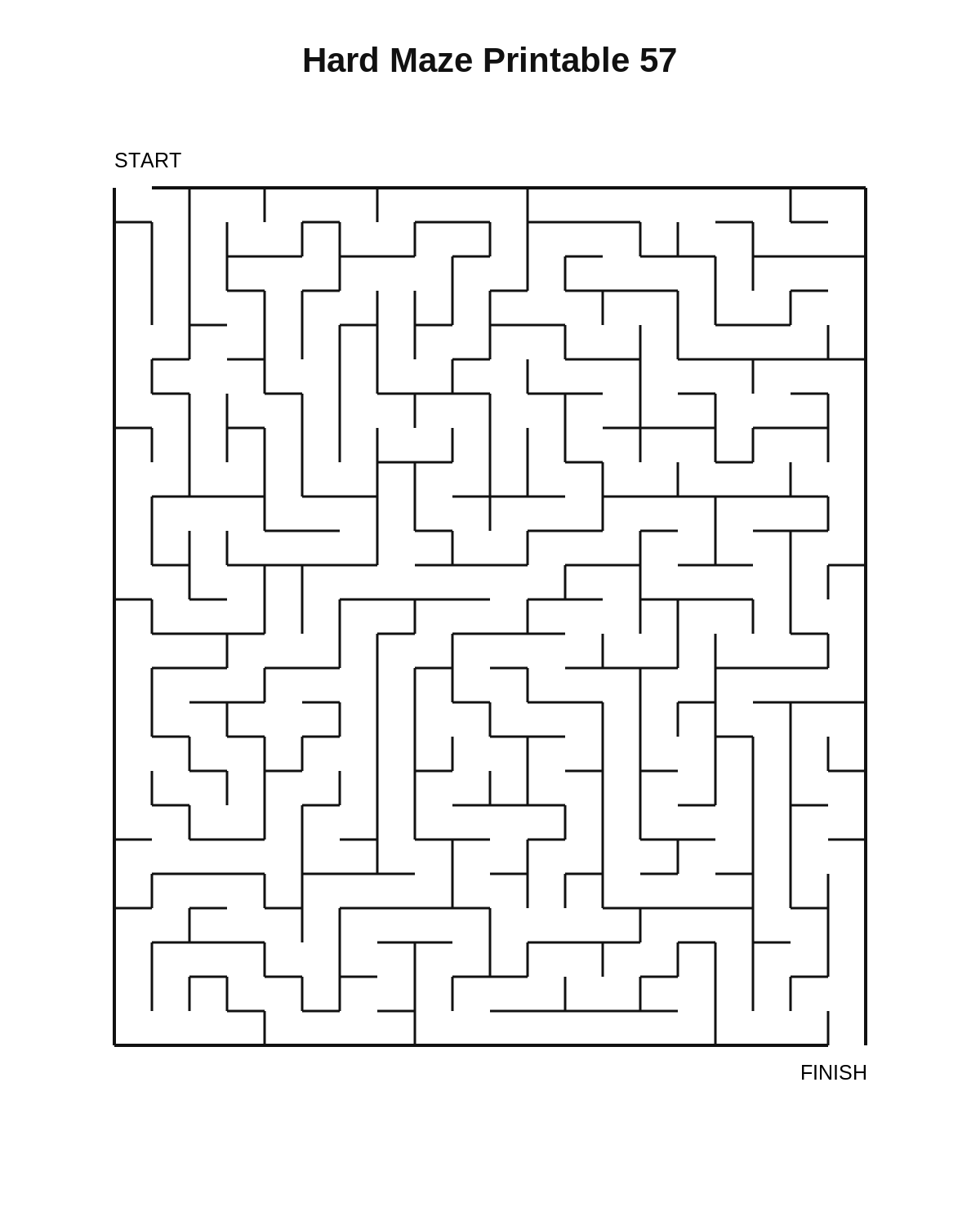Hard Maze Printable 57