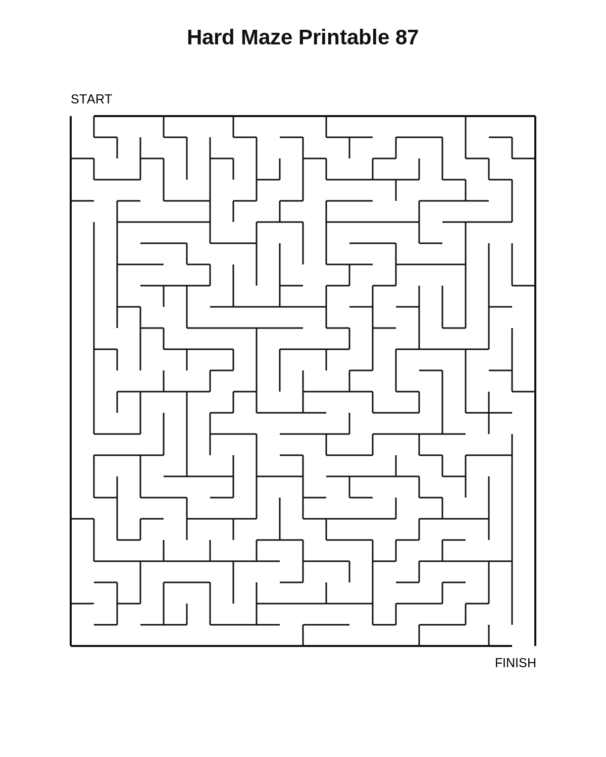 Hard Maze Printable 87