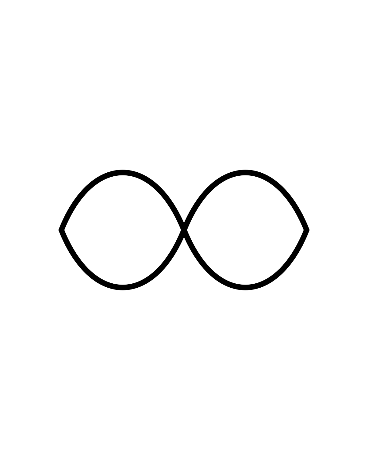 Infinity Outline Printable