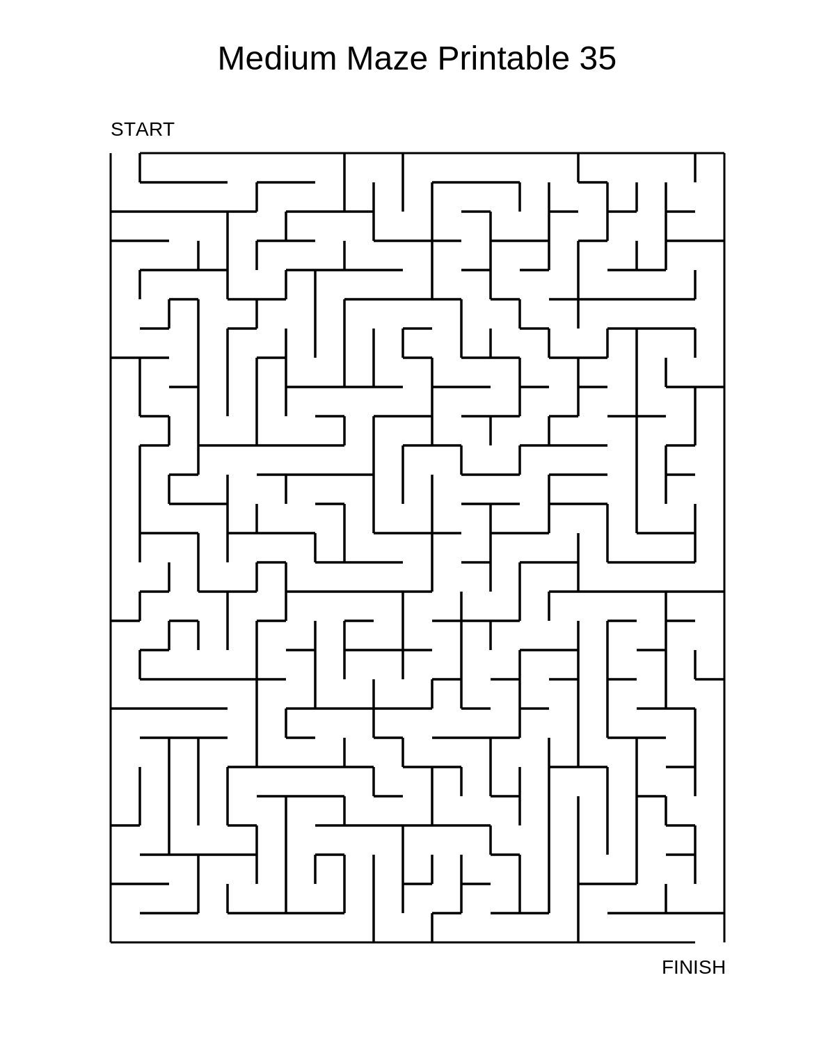 Medium Maze Printable 35