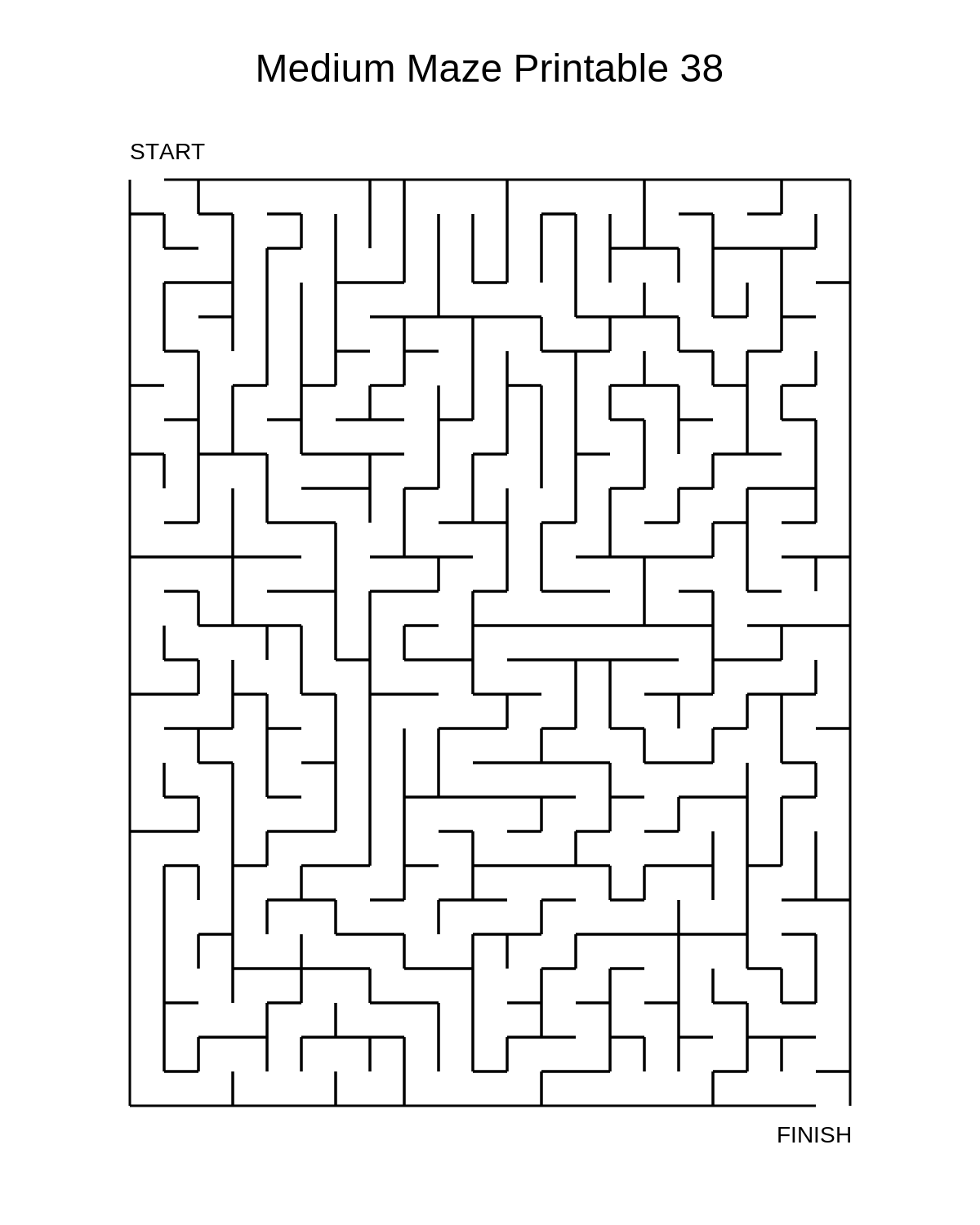 Medium Maze Printable 38