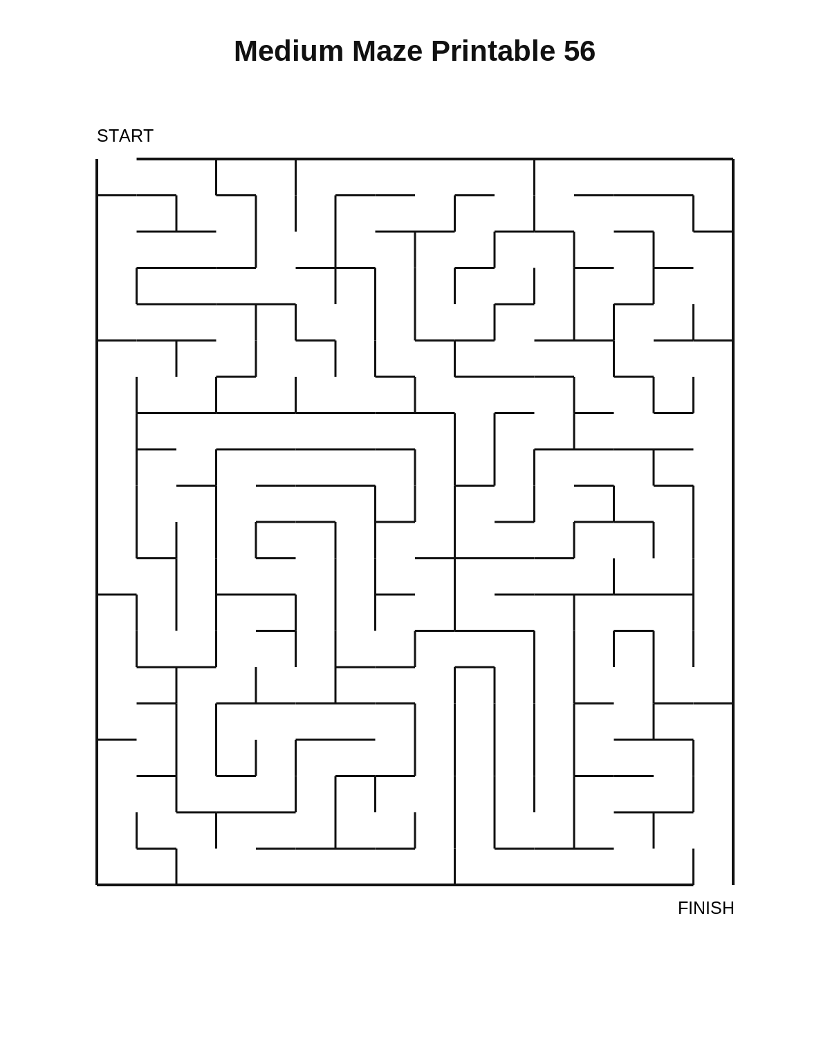 Medium Maze Printable 56