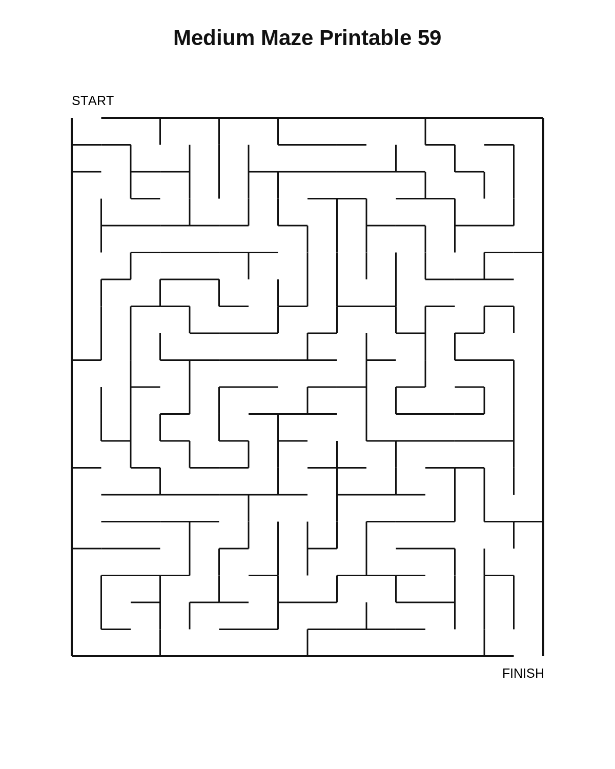 Medium Maze Printable 59