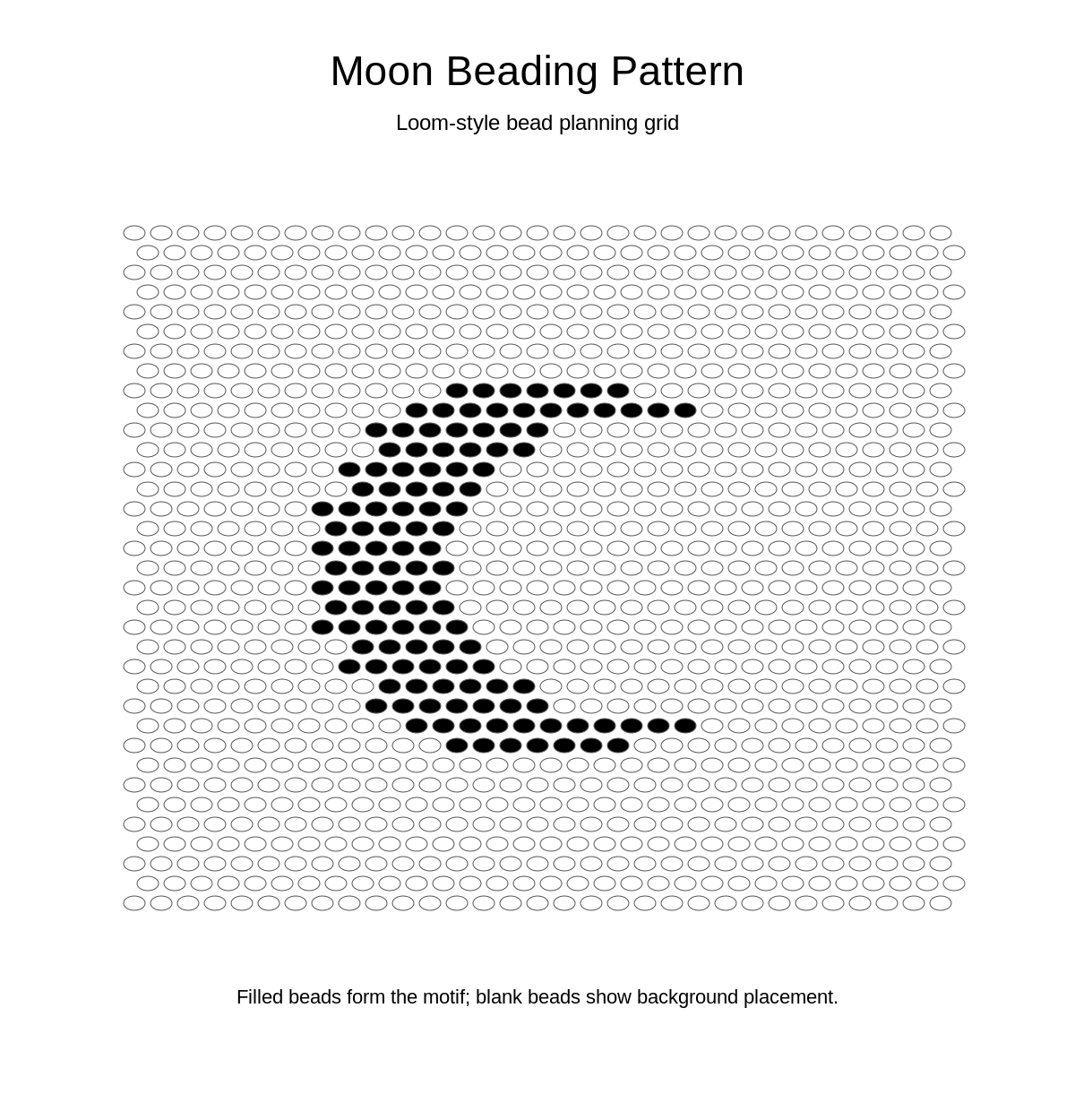 Moon Beading Pattern