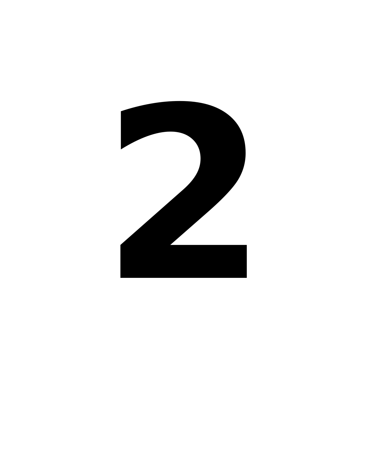 Number 2 Stencil Printable