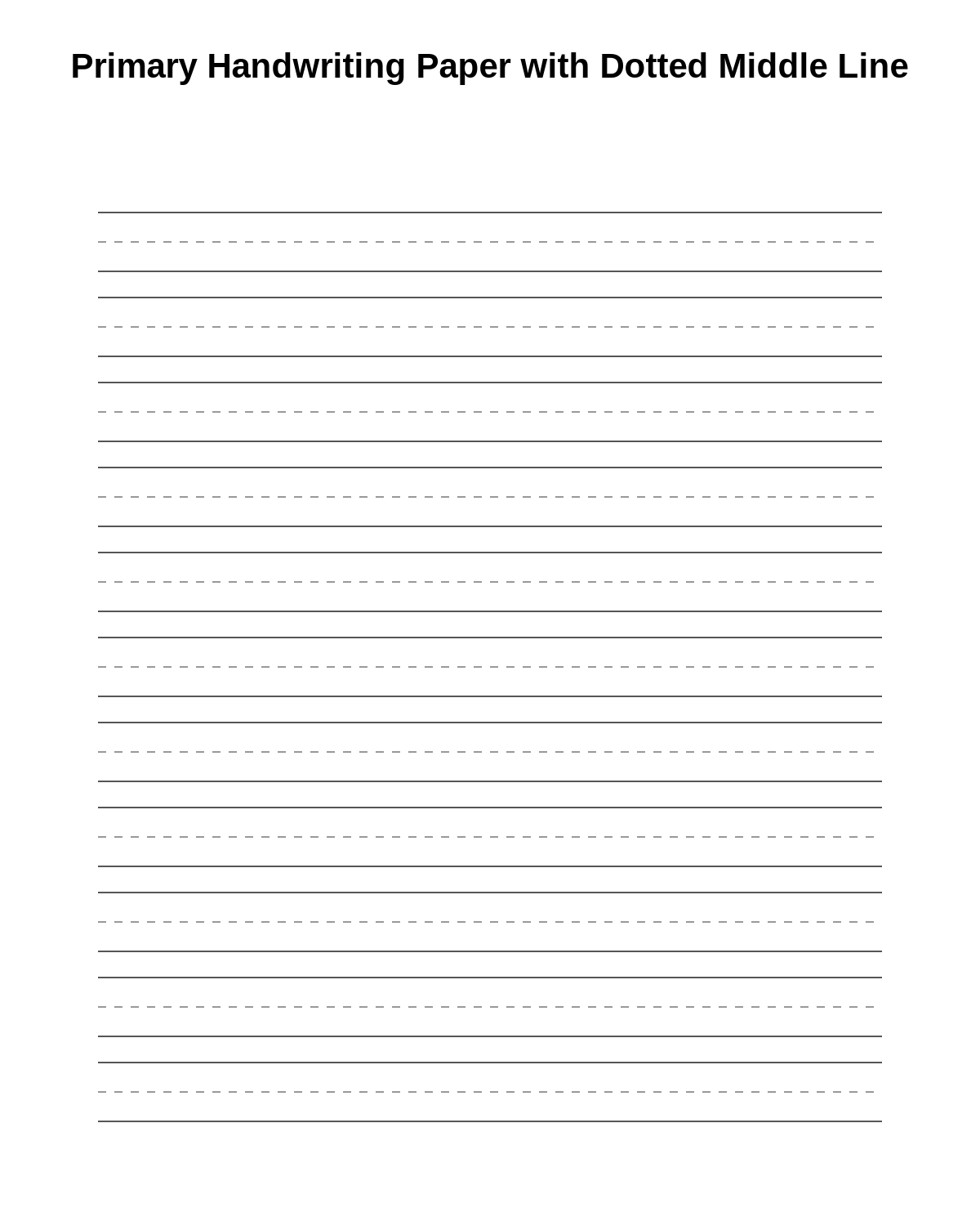 Handwriting Paper