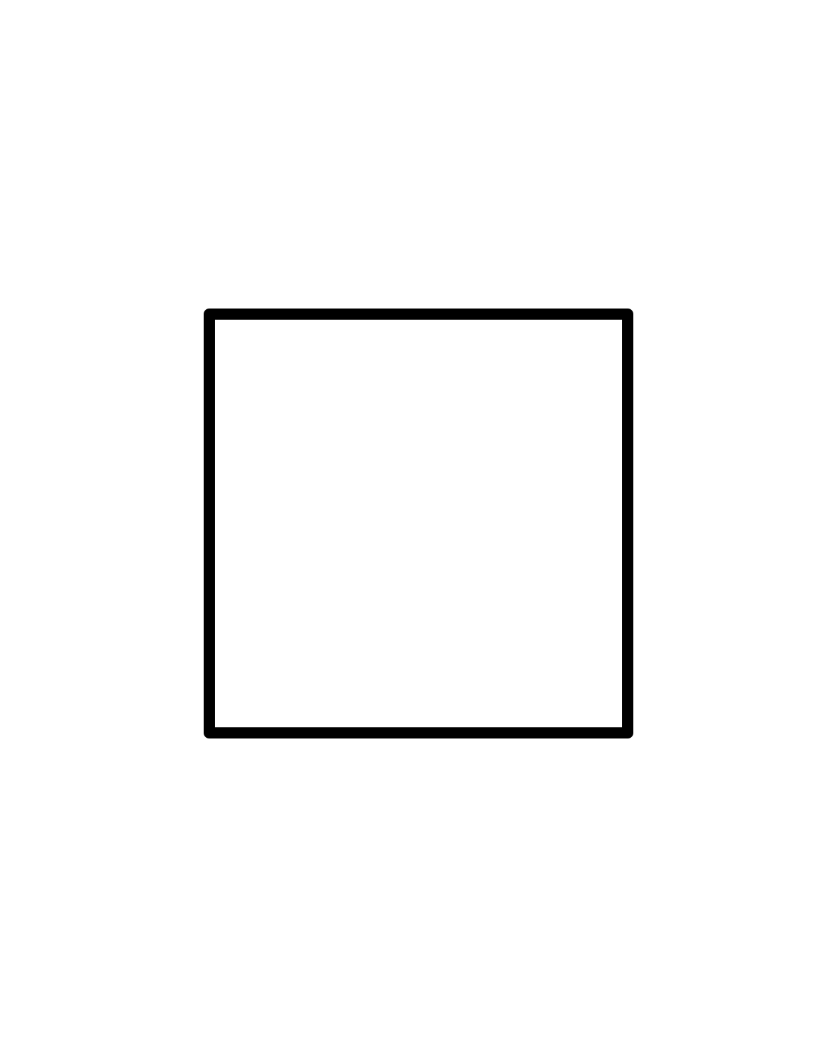 Square Outline Printable