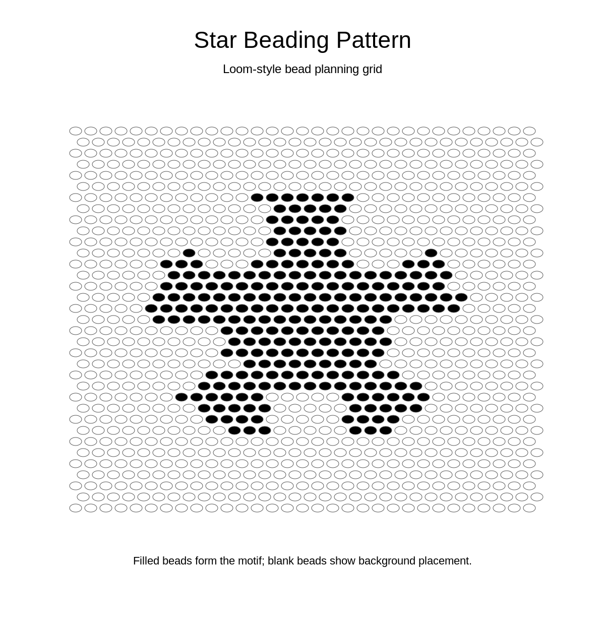 Star Beading Pattern
