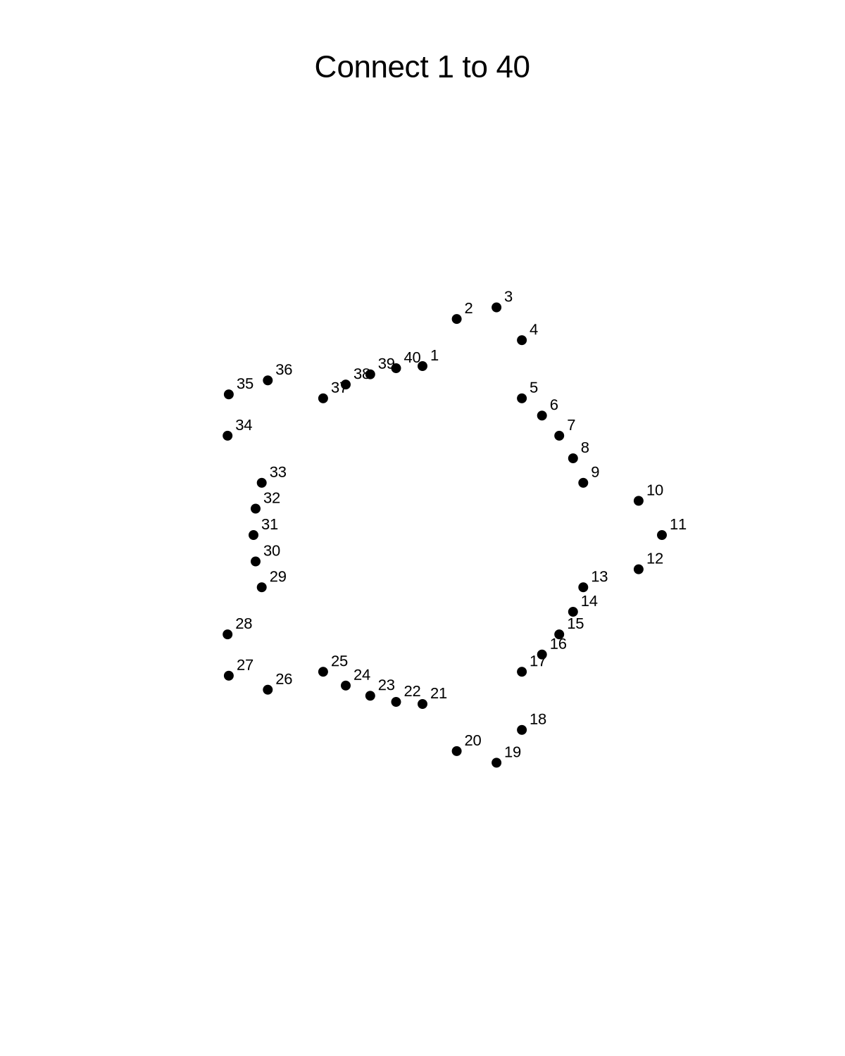 Star Dot-to-Dot Printable