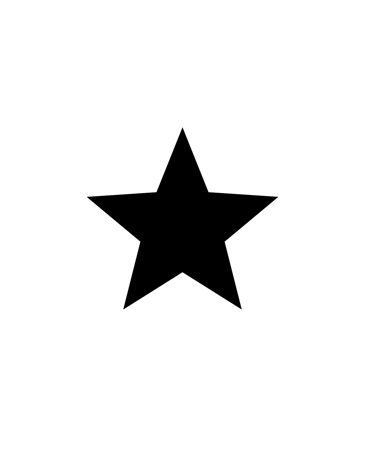 Star Stencil Printable