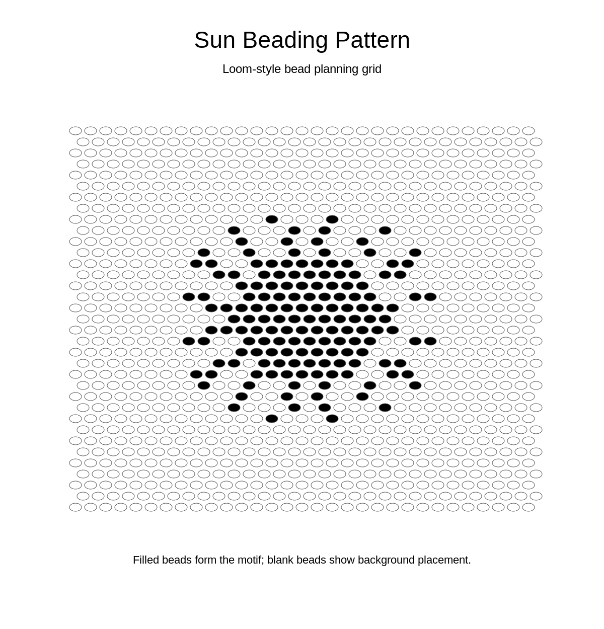 Sun Beading Pattern