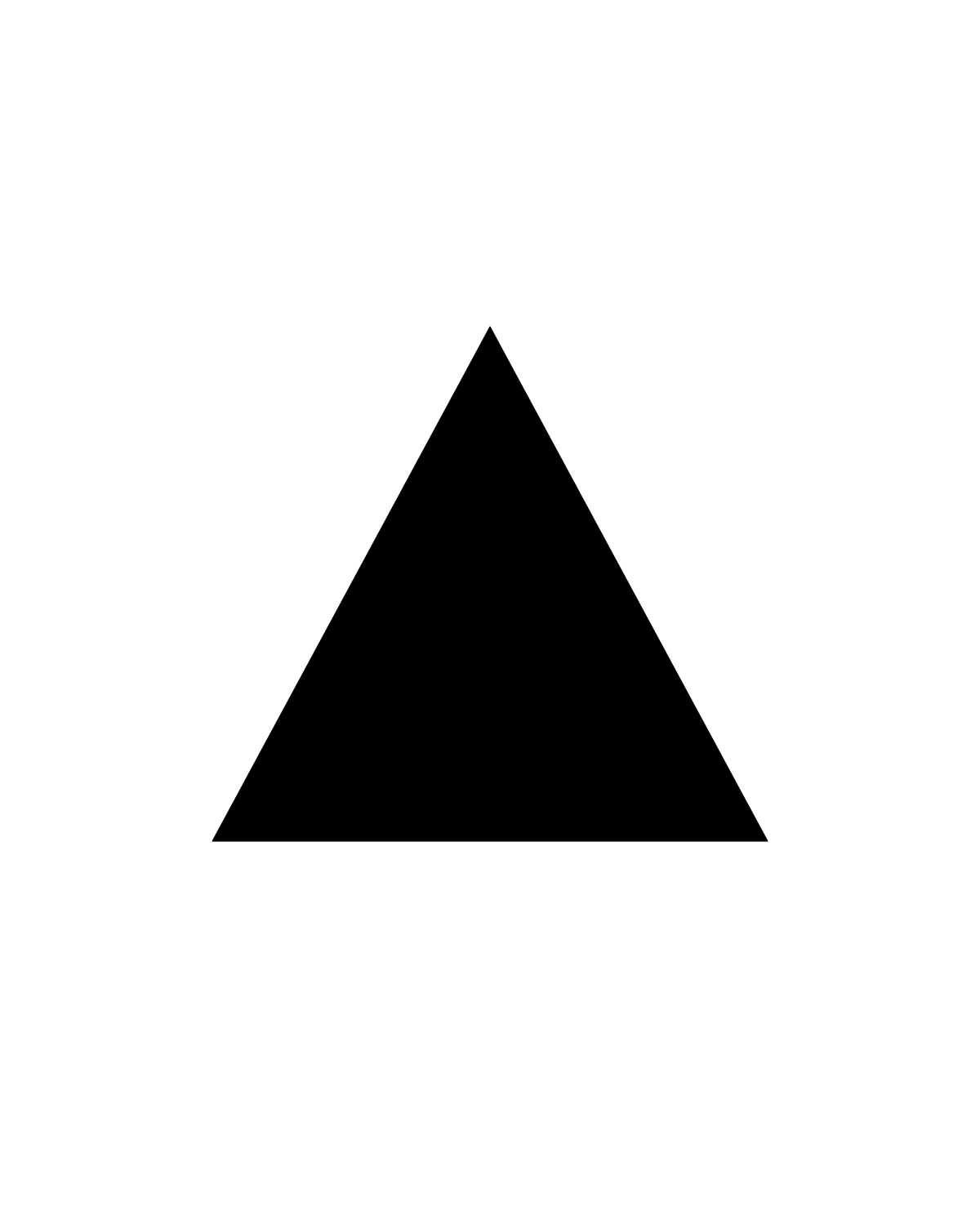 Triangle Stencil Printable